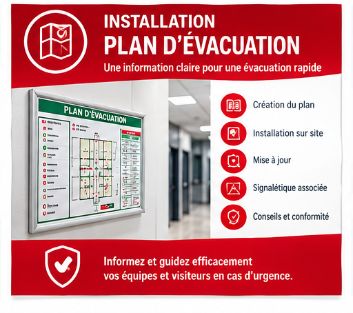 Plan d'évacuation — Créteil