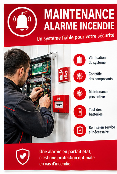 Contrôle alarme incendie — Nanterre